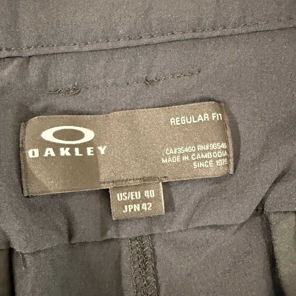 NEW Oakley Take Pro Short 3.0 Mens 40 Shorts Blackout Stretch Golf 4-Way Stretch - Picture 4 of 13